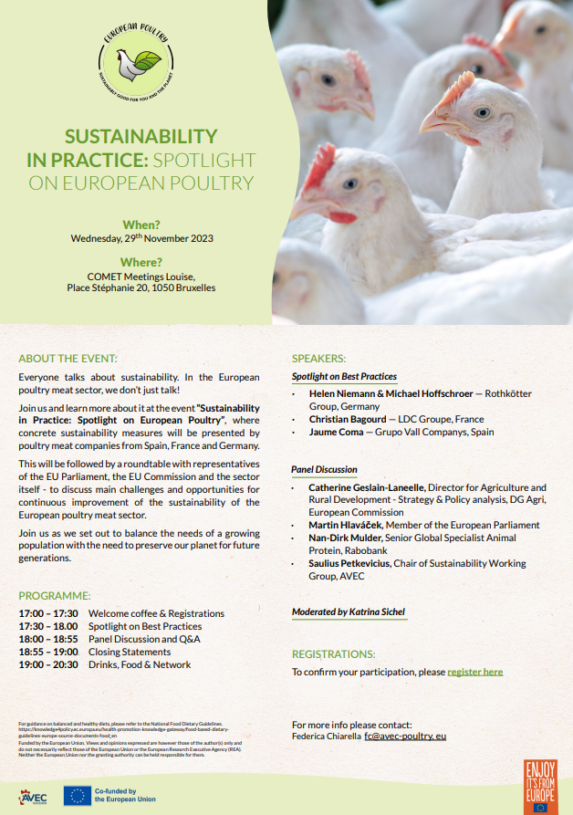 Sustainability in practice: Spotlight on European Poultry